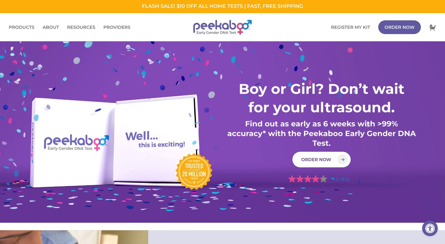 Peekaboo Early Website