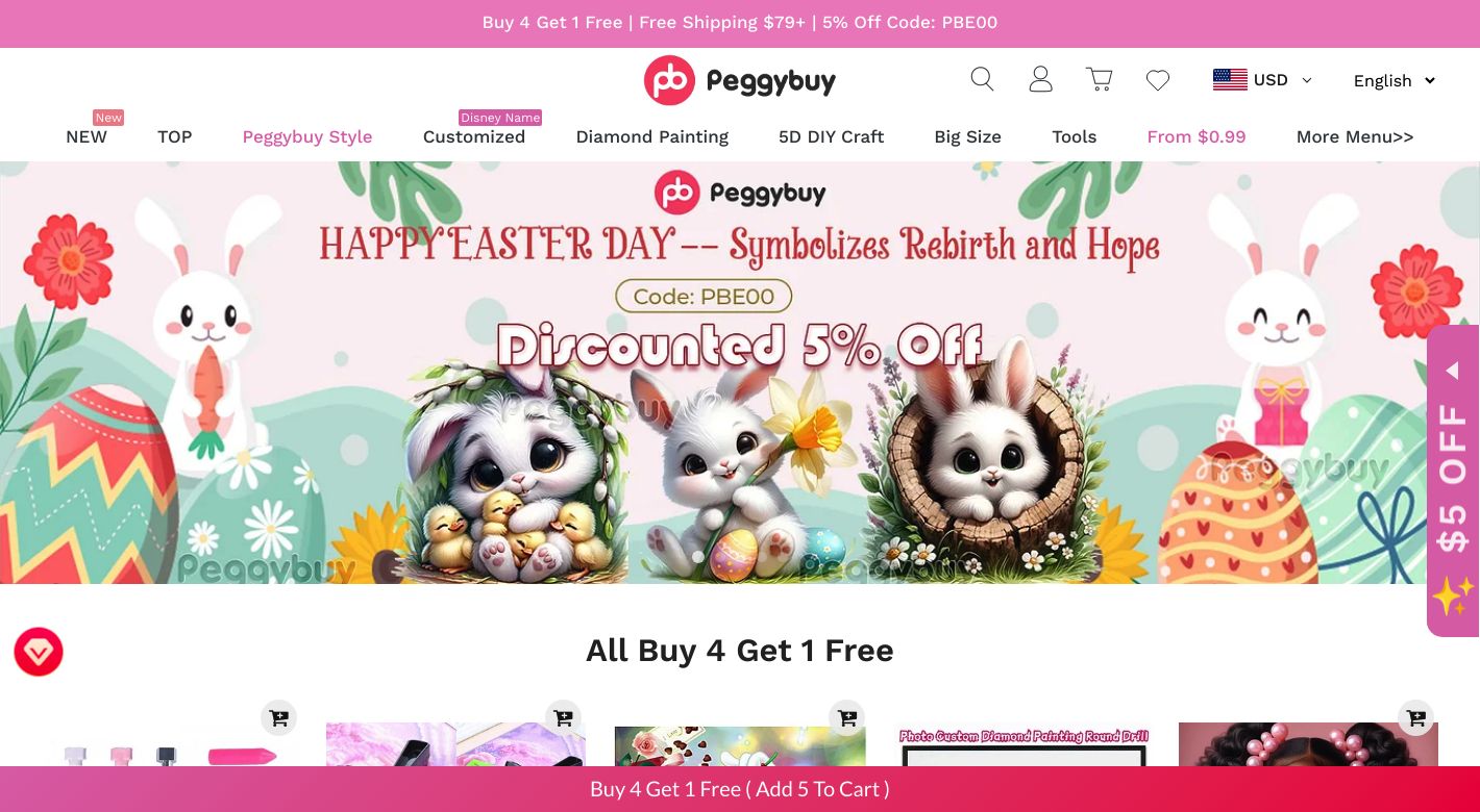 Peggybuy Website