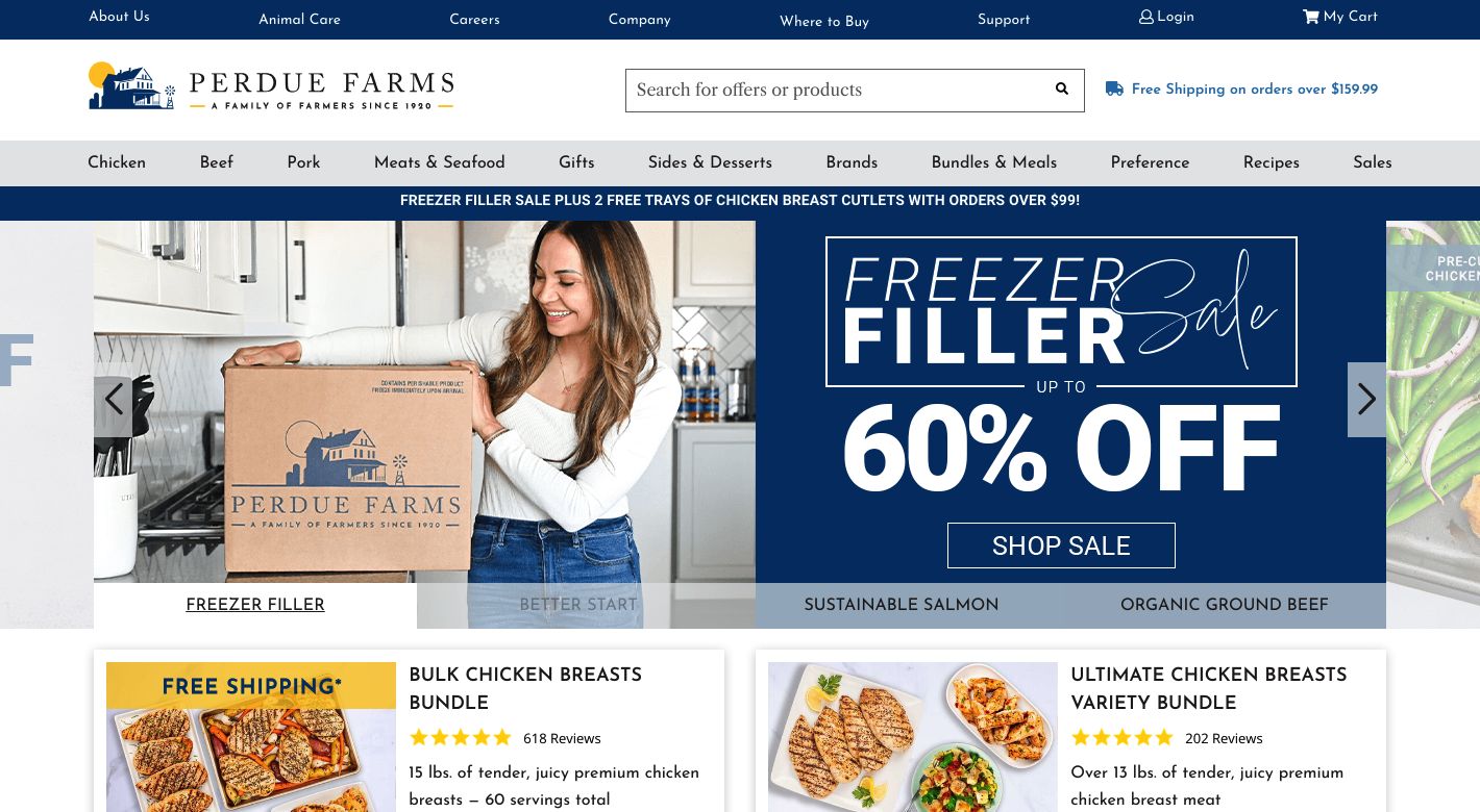 Perdue Farms Website