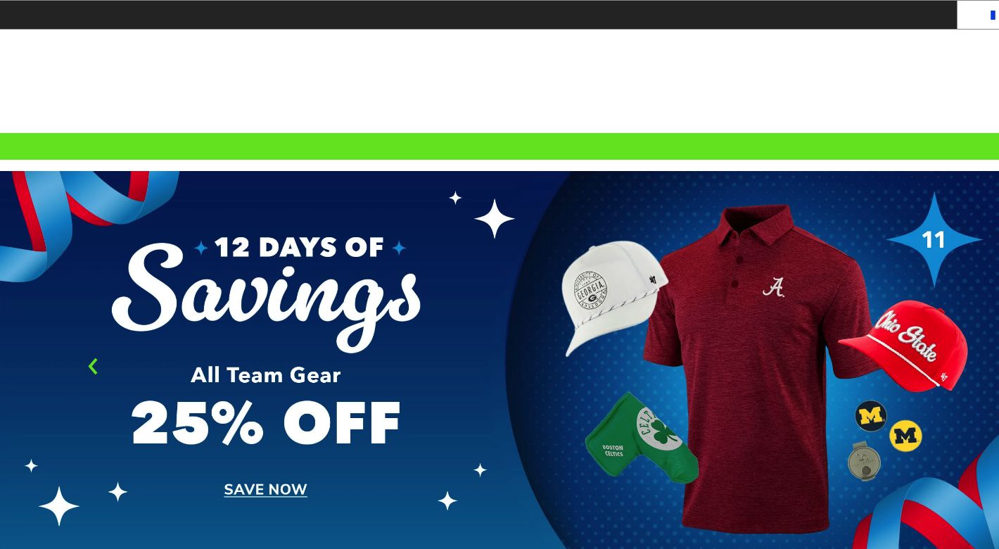 PGA TOUR Superstore Website