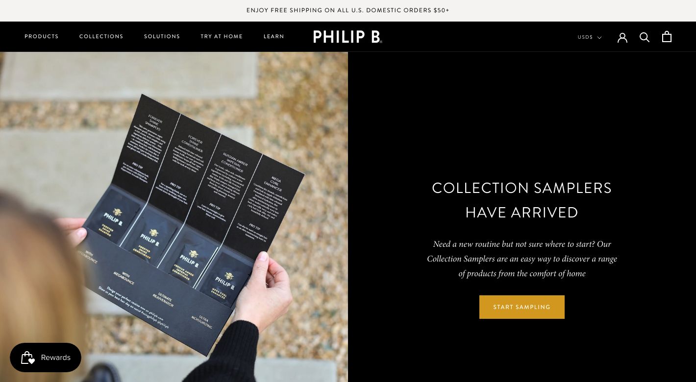 PHILIP B. Website