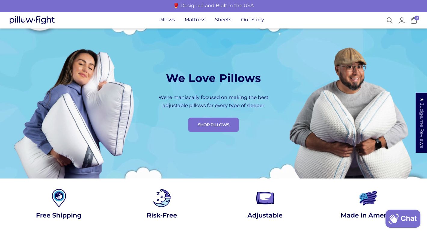 Pillow-Fight.com Website