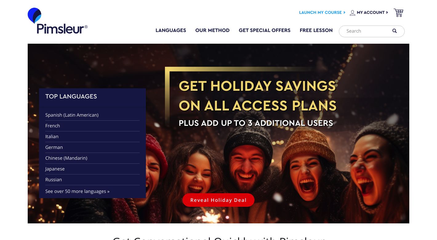 Pimsleur Website