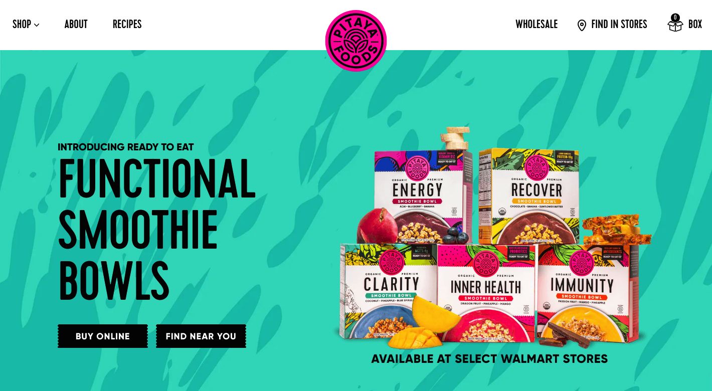 Pitaya Foods Website