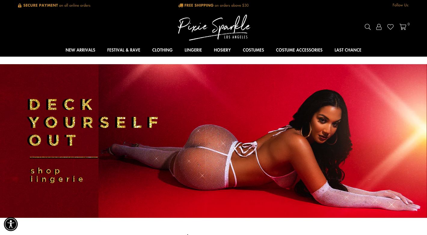 Pixie Sparkle Website