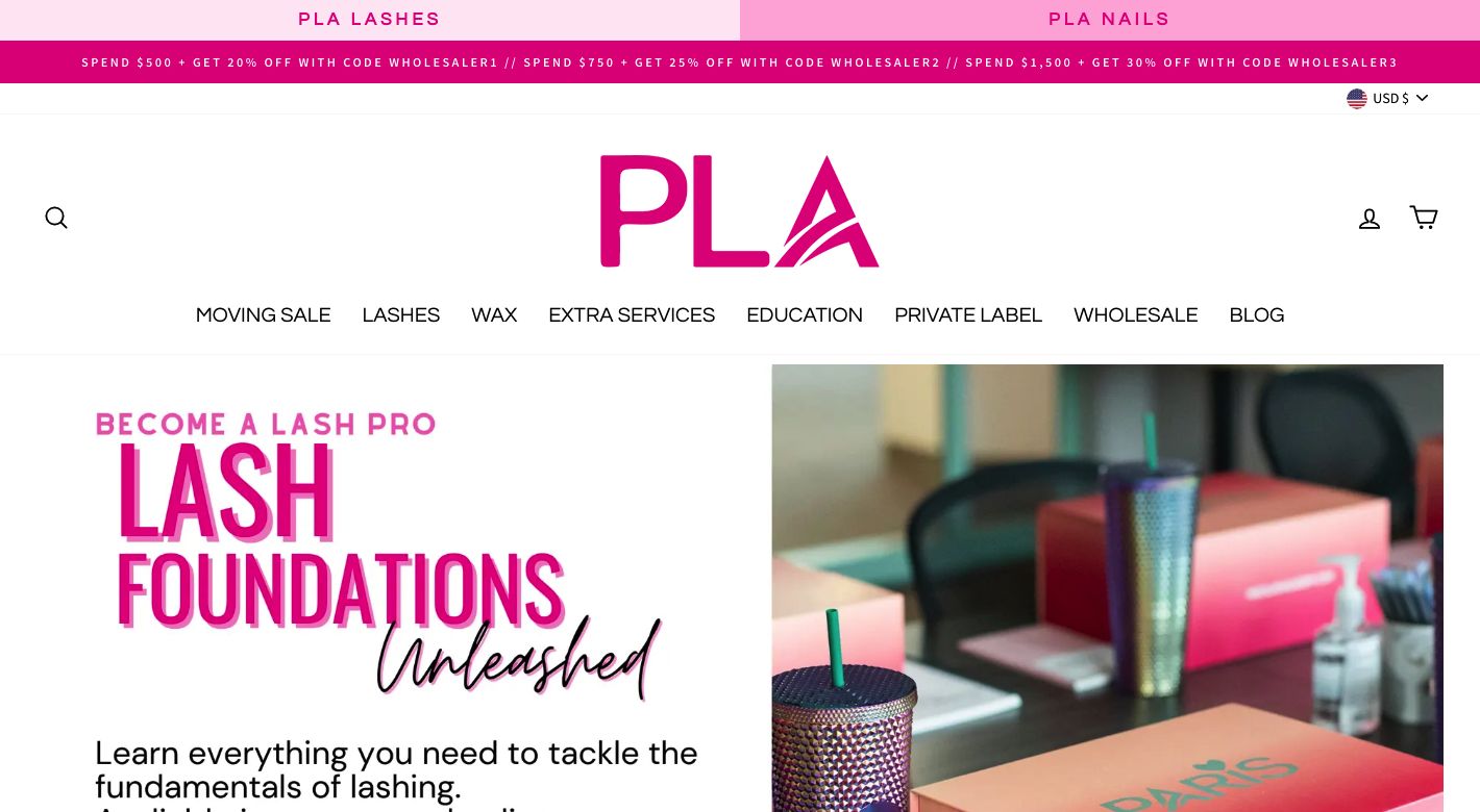 PLA Beauty Website