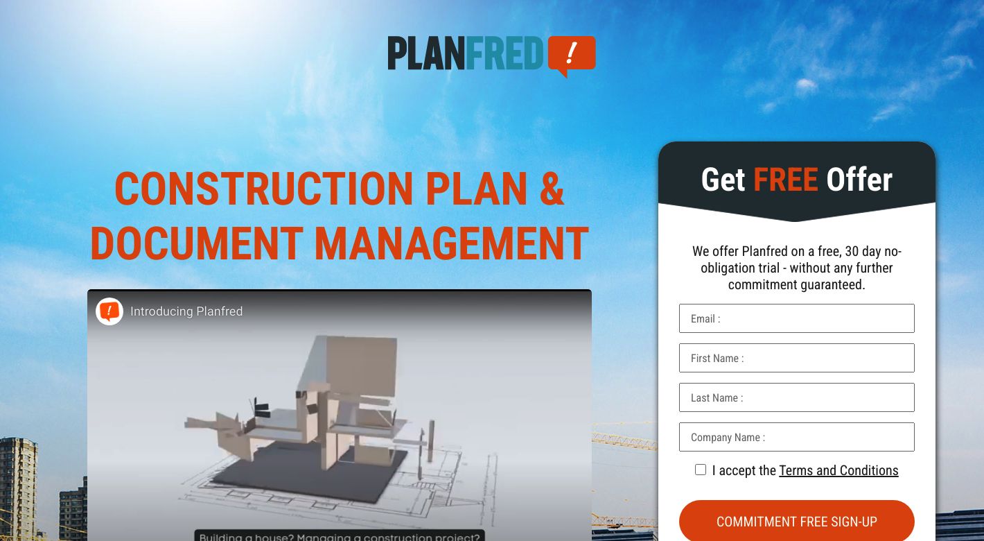 Planfred Website