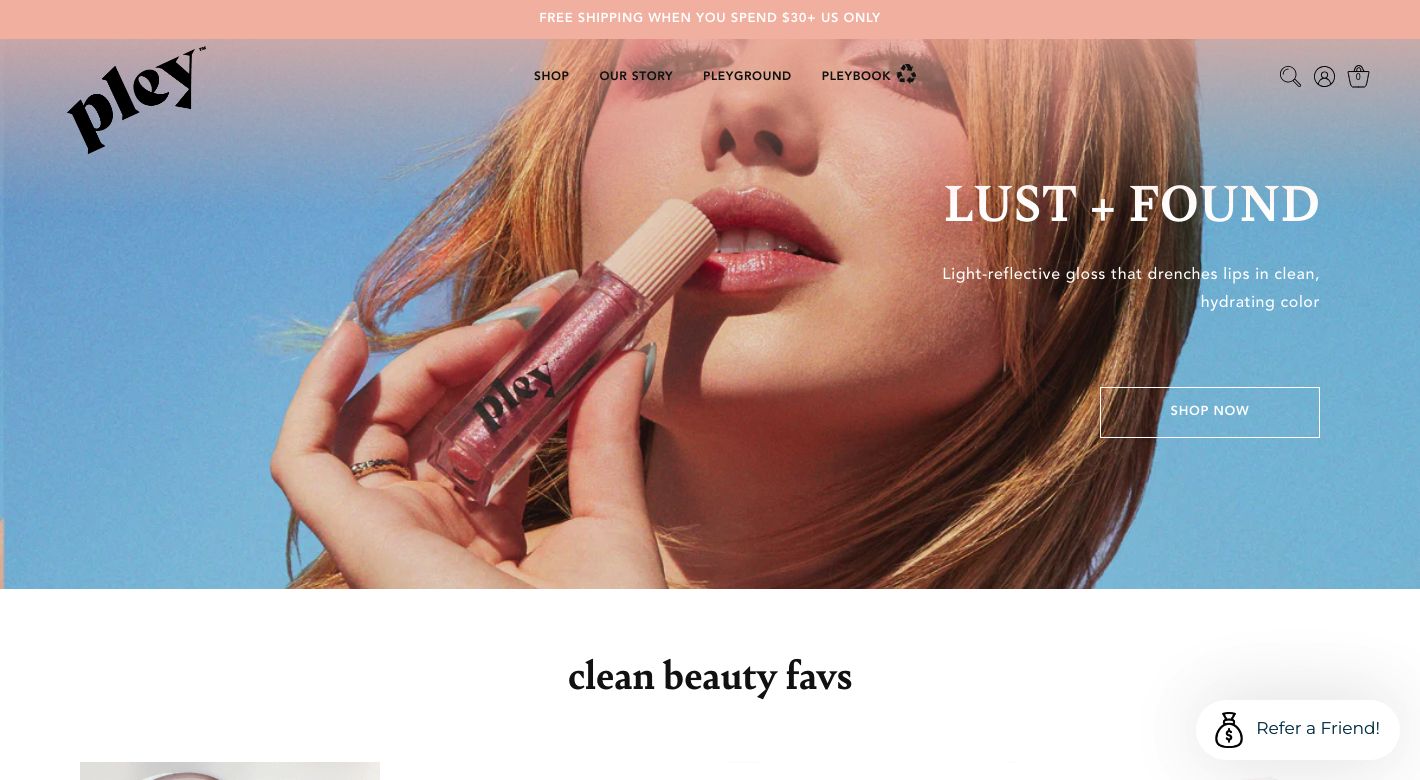 Pley Beauty Website