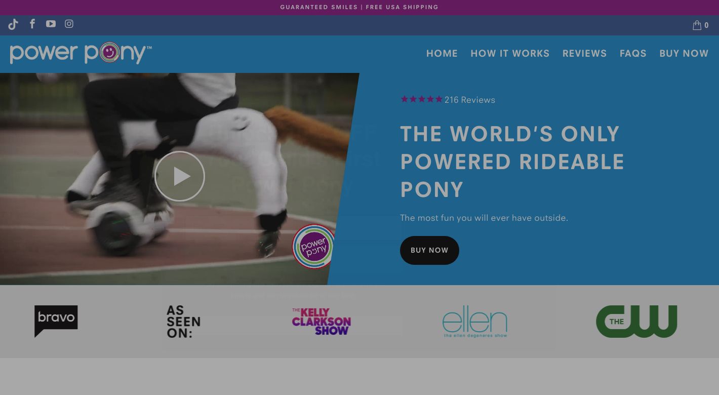 Power Pony Website