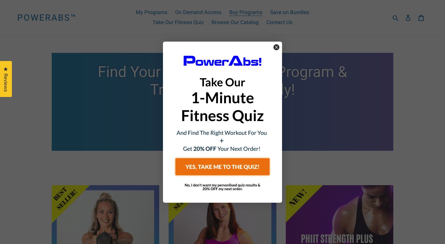 PowerAbs Website