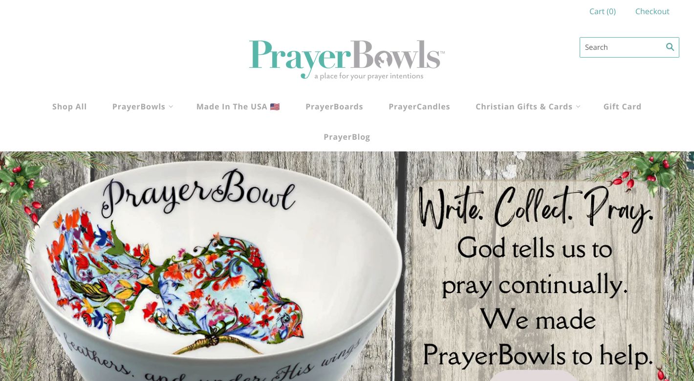 PrayerBowls Website