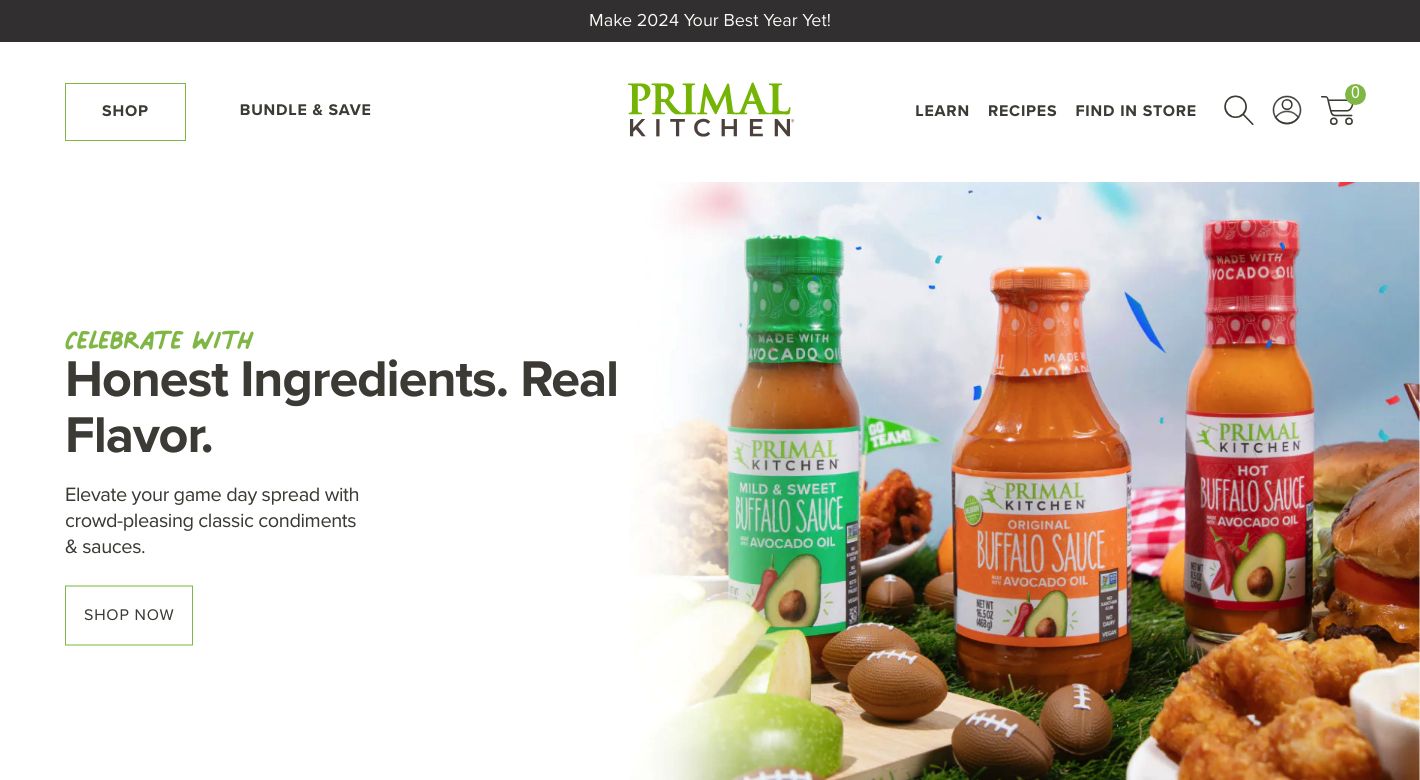 Primal Kitchen Website