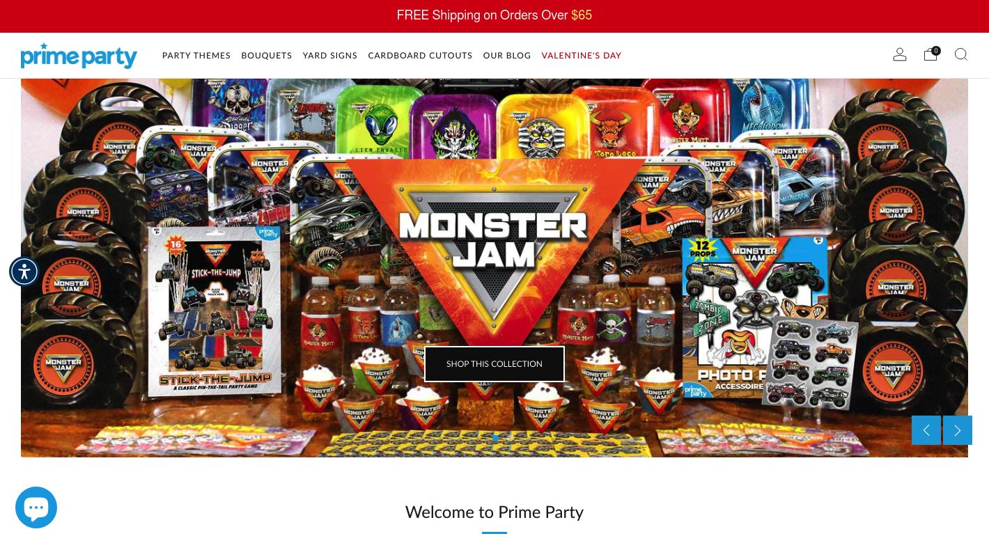 Prime Party Website