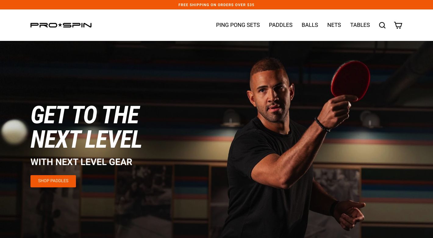 Pro-Spin Sports Website