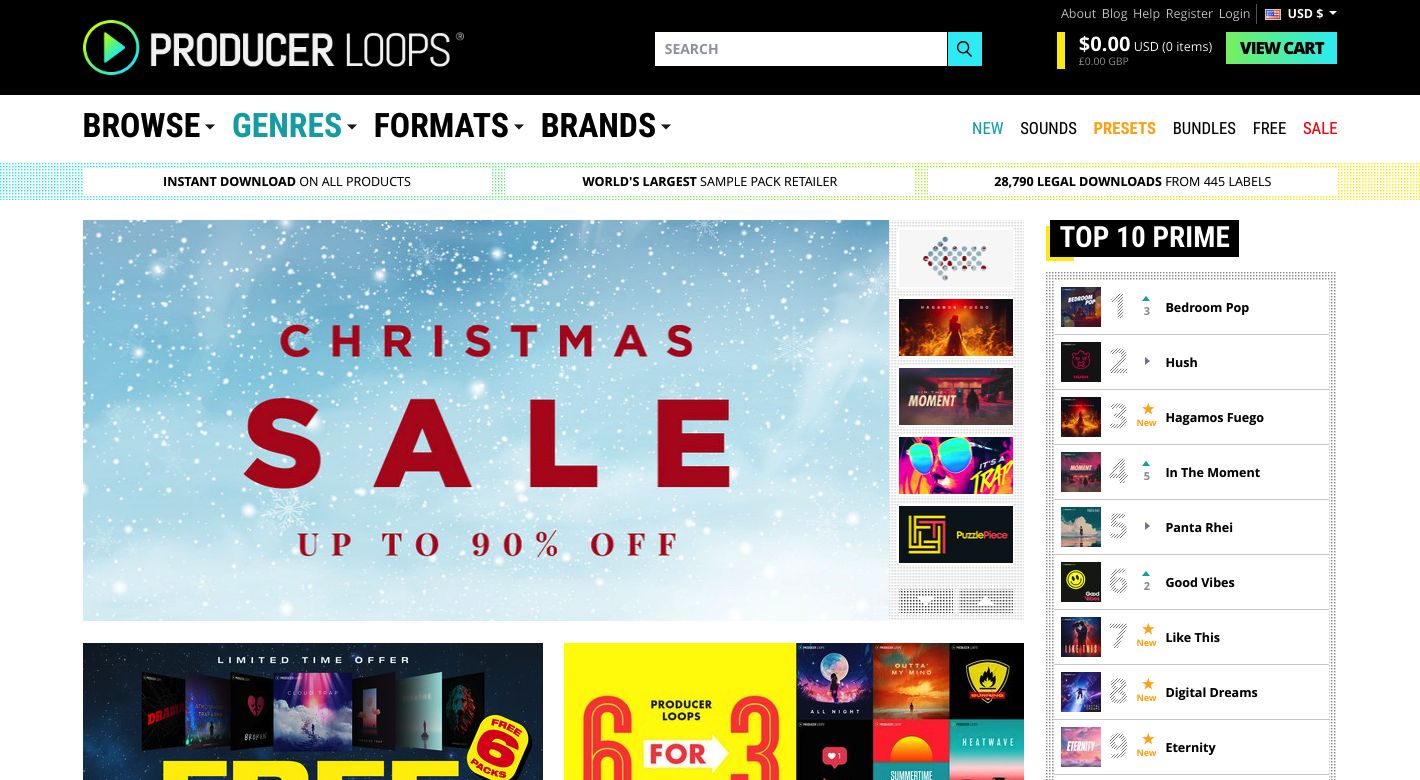 Producer Loops Website