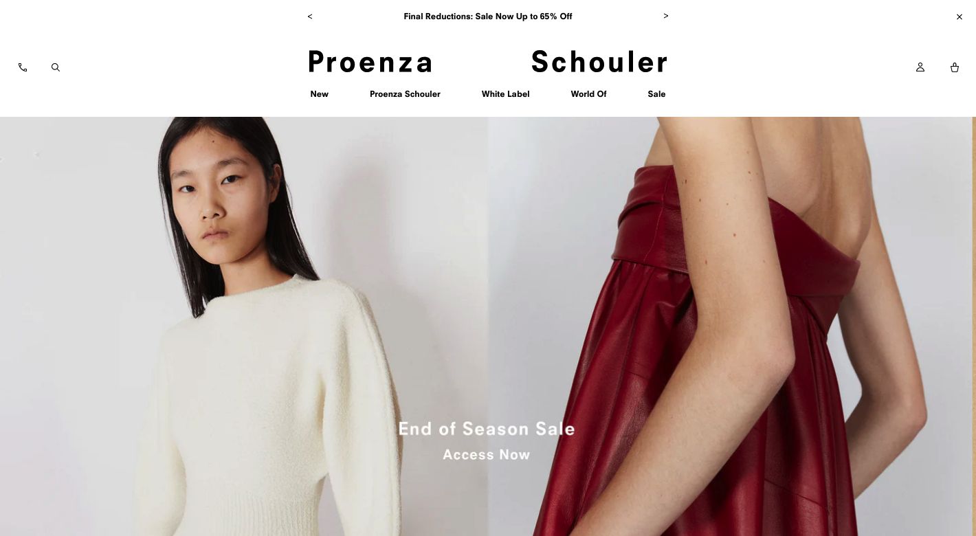 Proenza Schouler Website