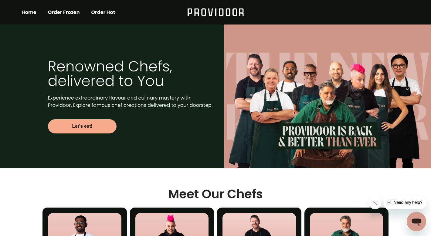 Providoor Website