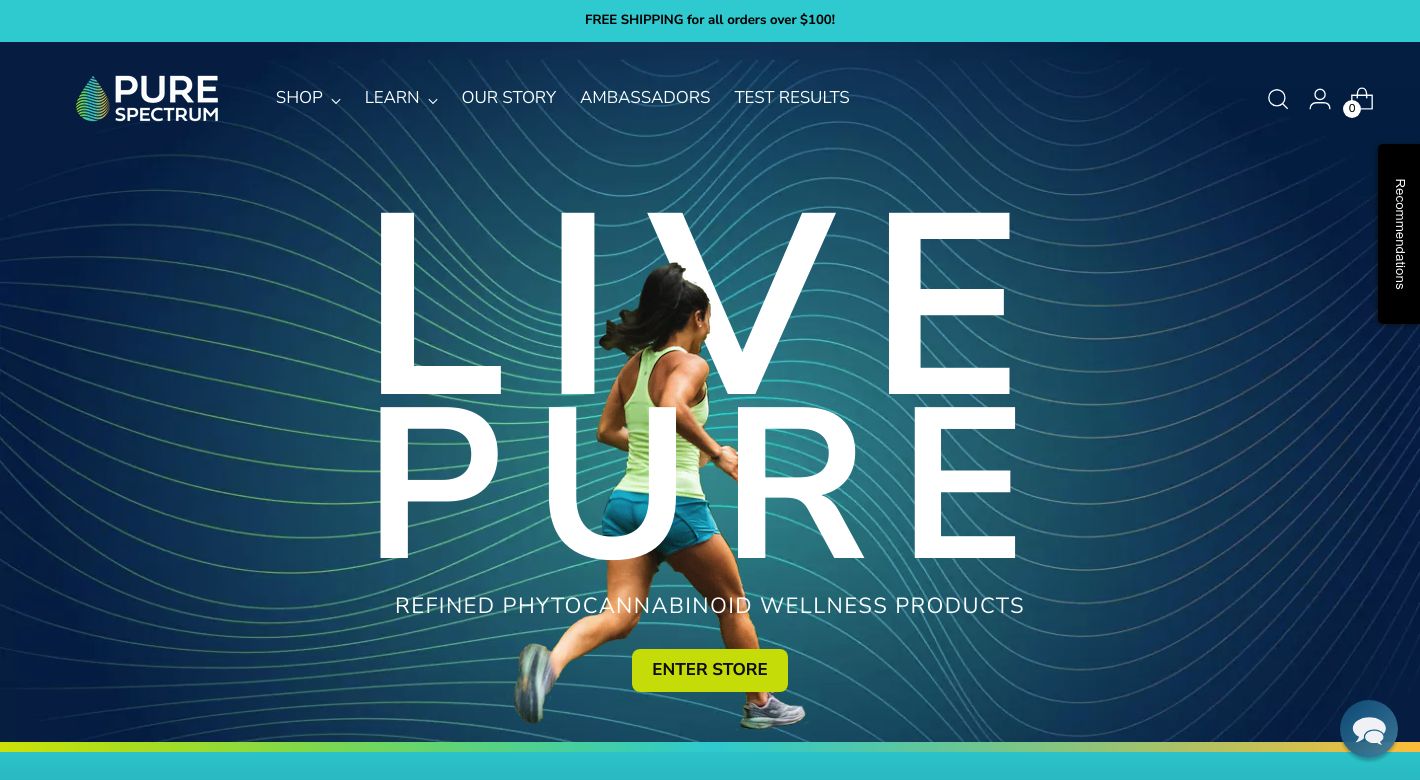 Pure Spectrum Website