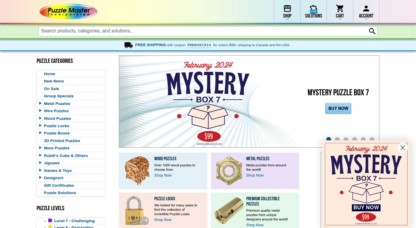 Puzzle Master Website