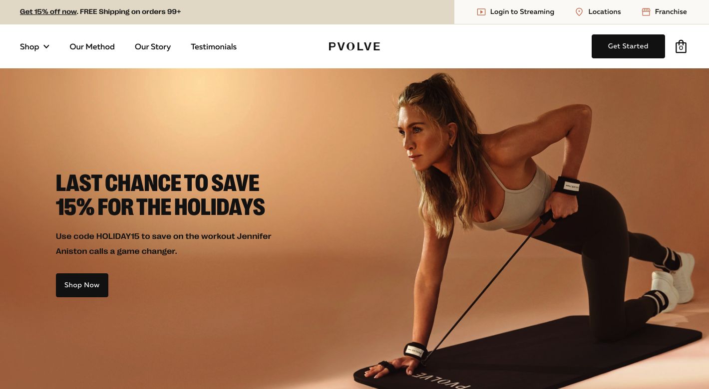 Pvolve Website
