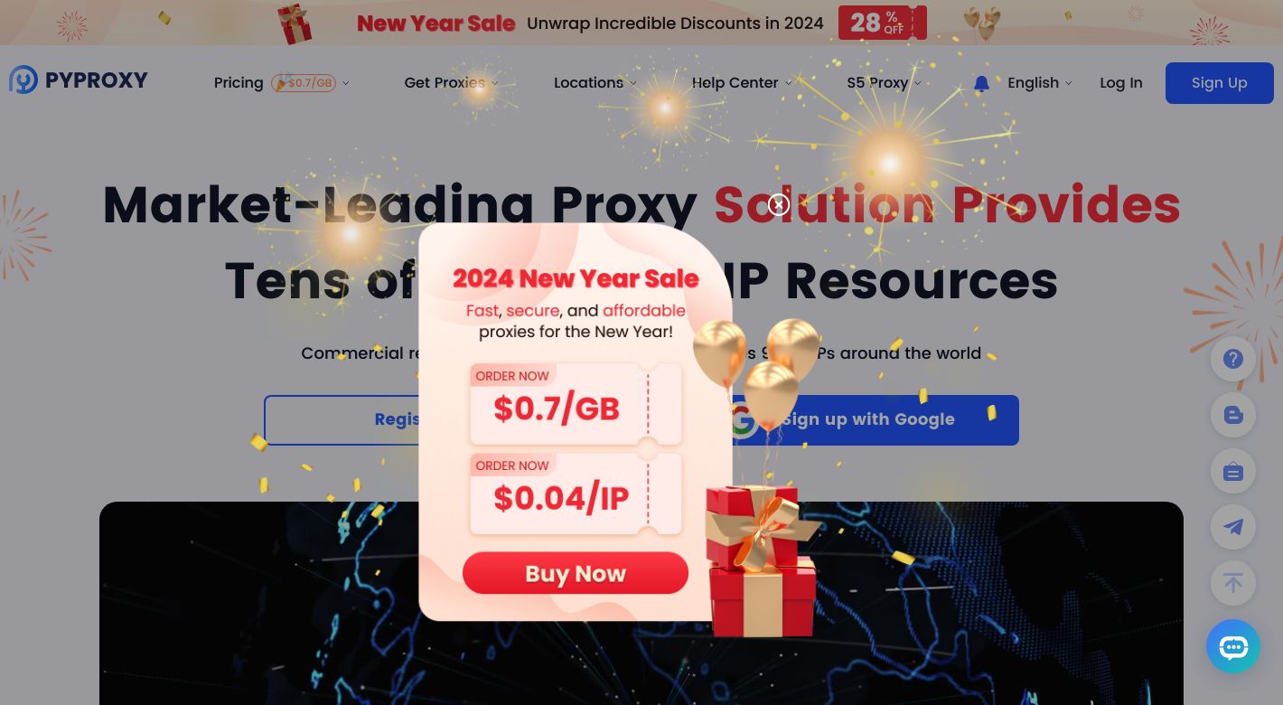 PYPROXY Website