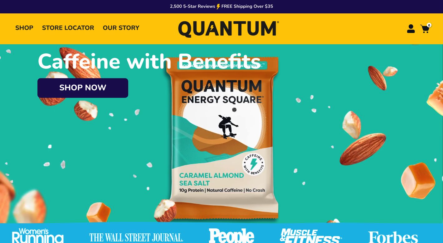 Quantum Energy Square Website