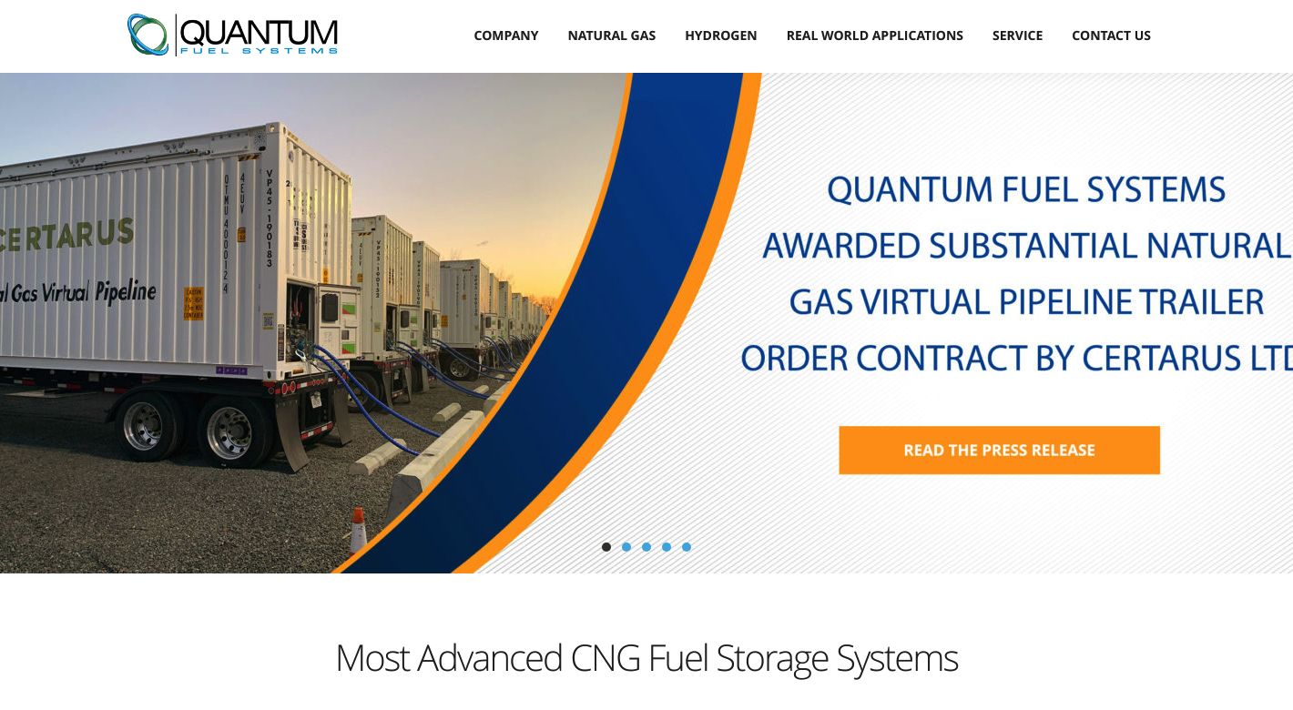 Quantum Fuel Systems Website