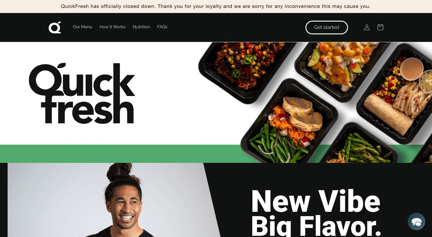 QuickFresh Website