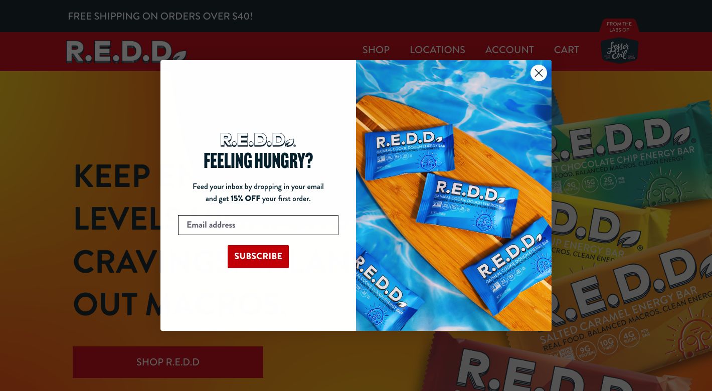 R.E.D.D. Bar Website