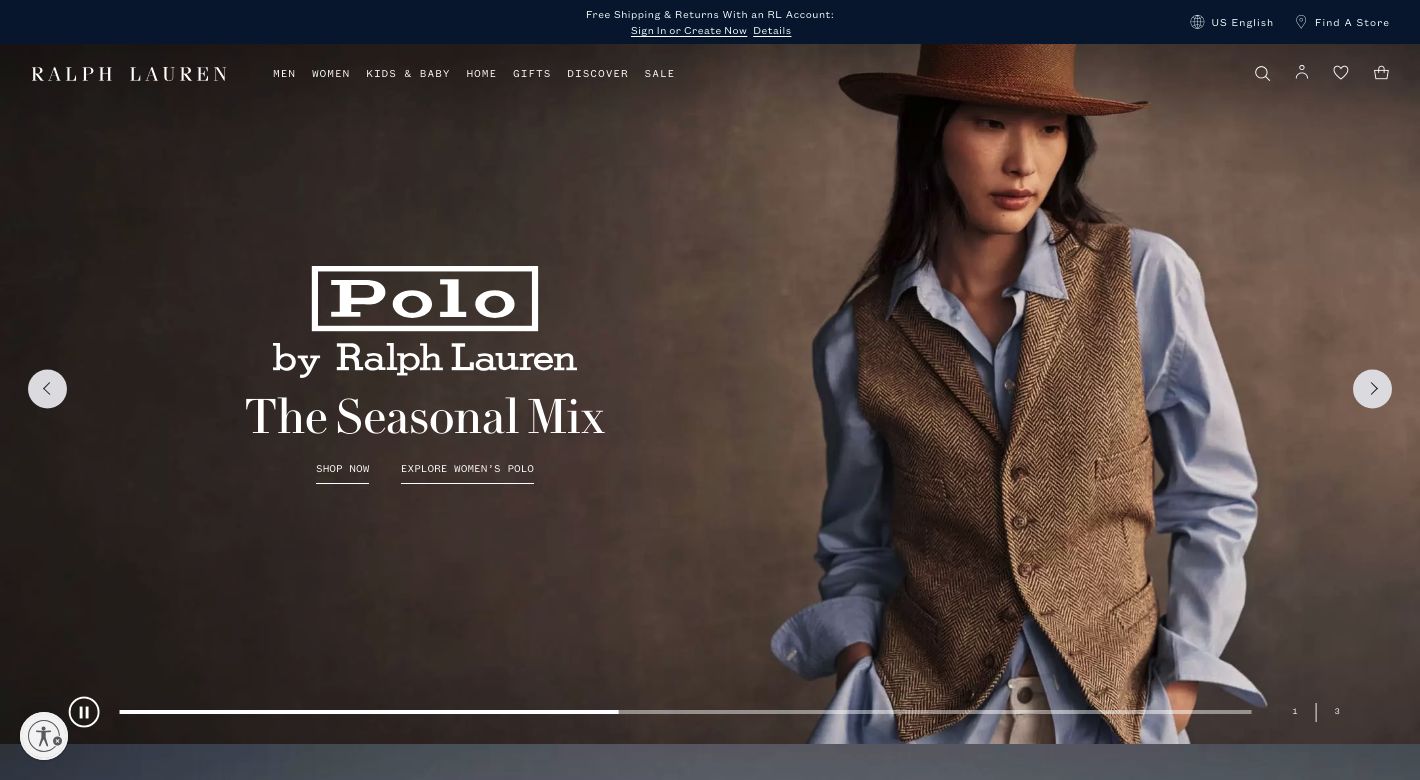 Ralph Lauren Website