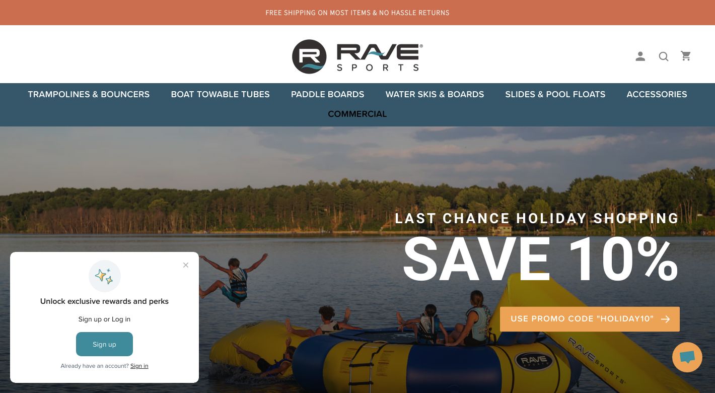 Rave Sports Website