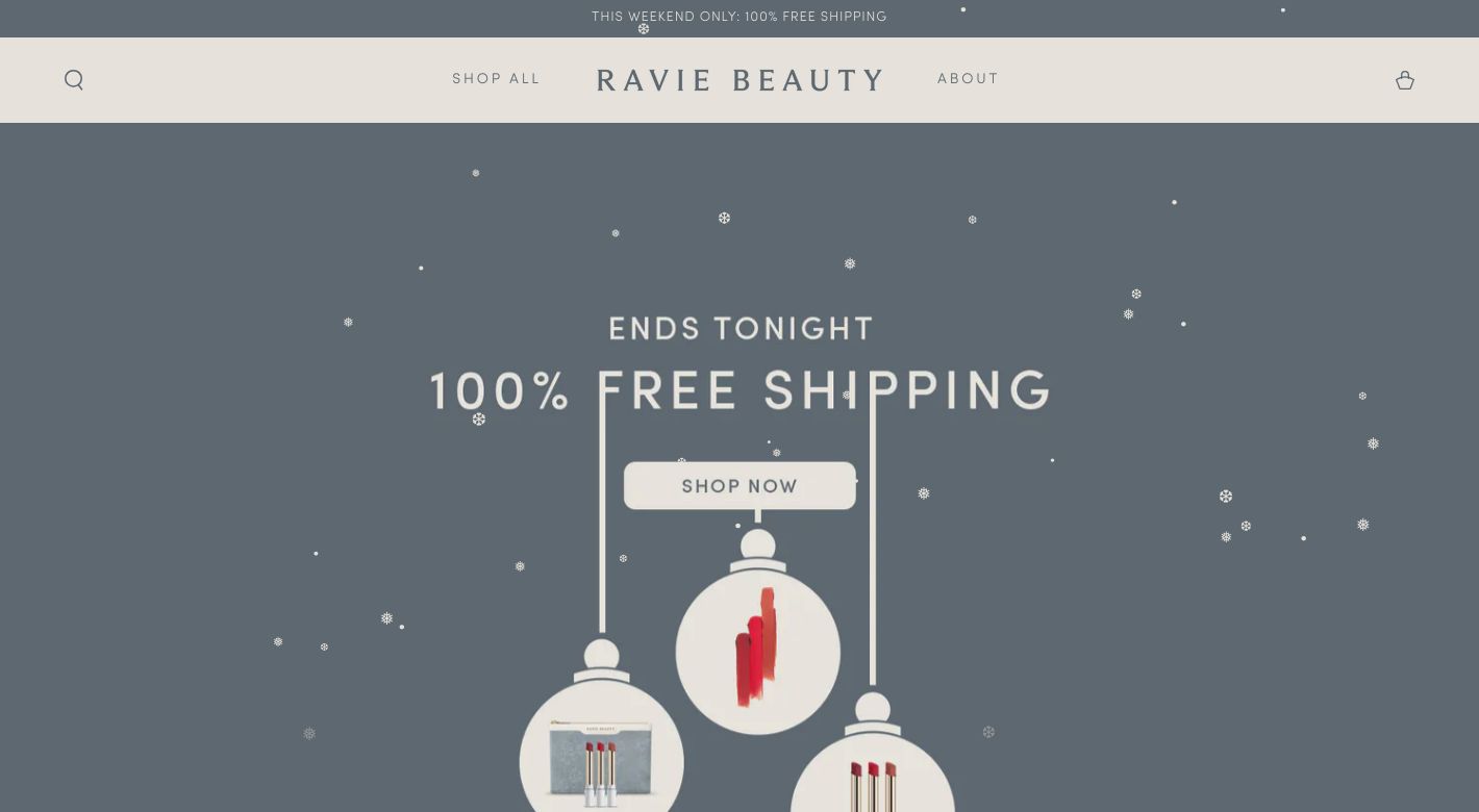 Ravie Beauty Website