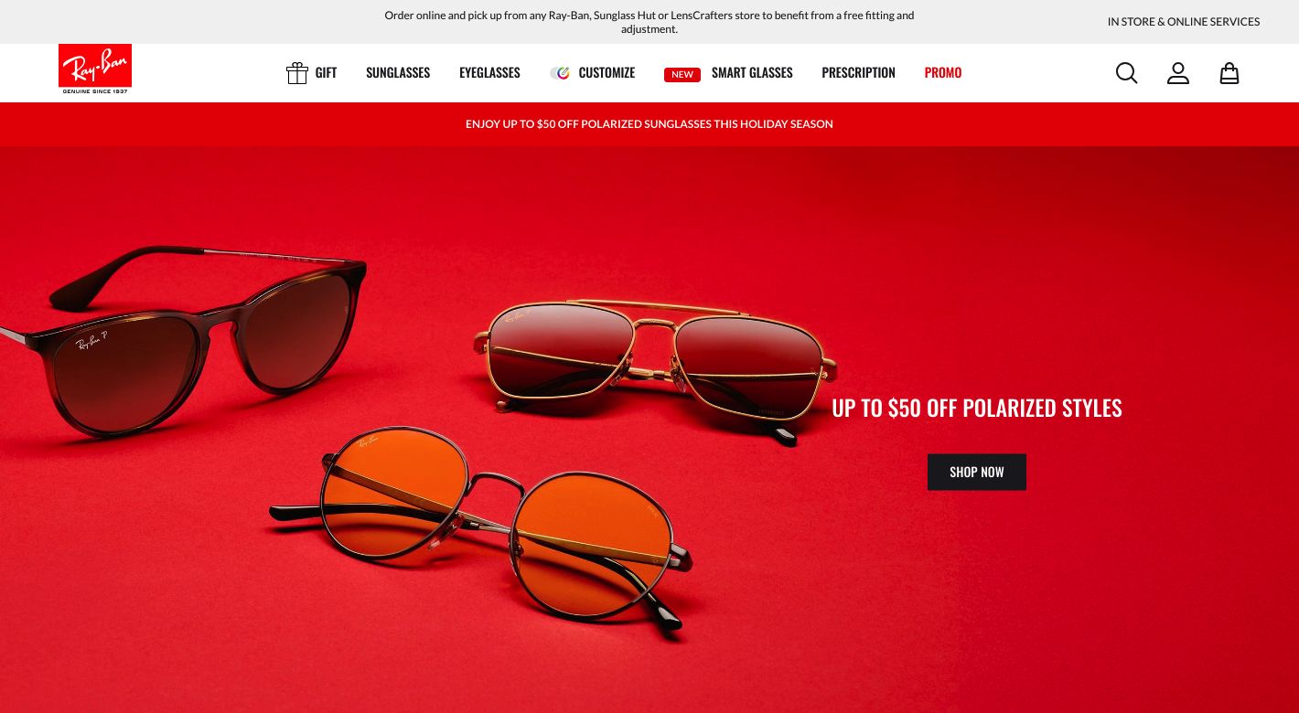 Ray-Ban Website