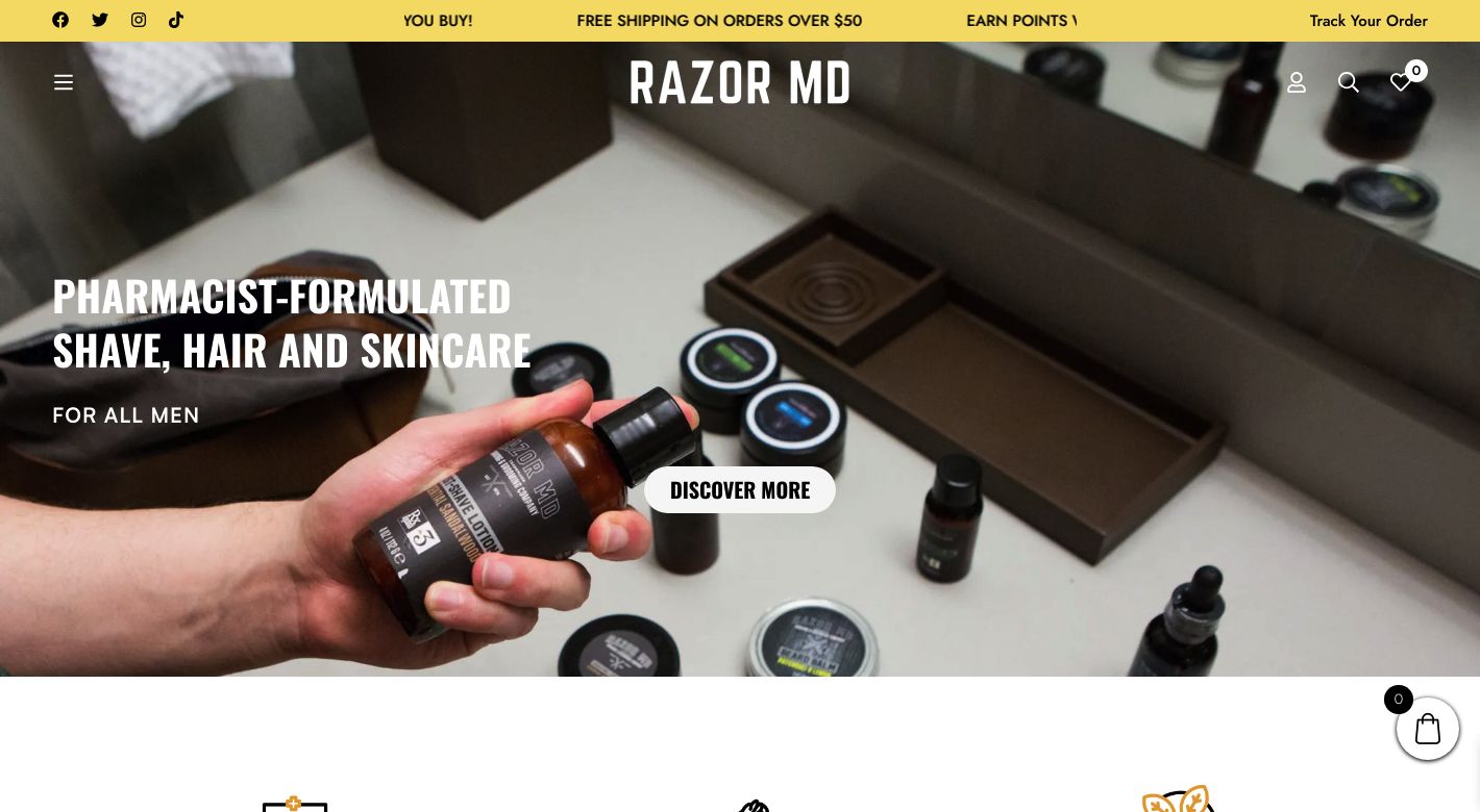 RAZOR MD Website