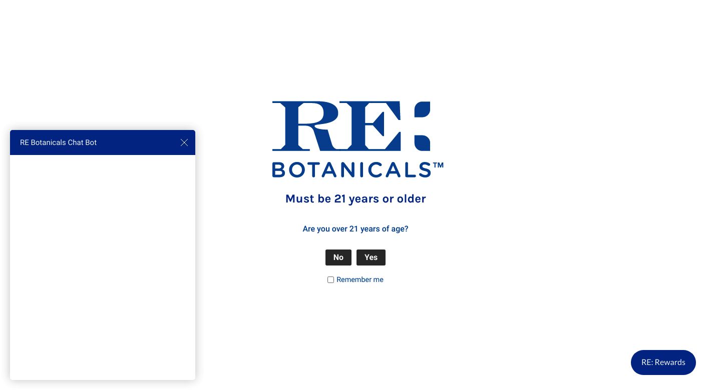 RE Botanicals Website