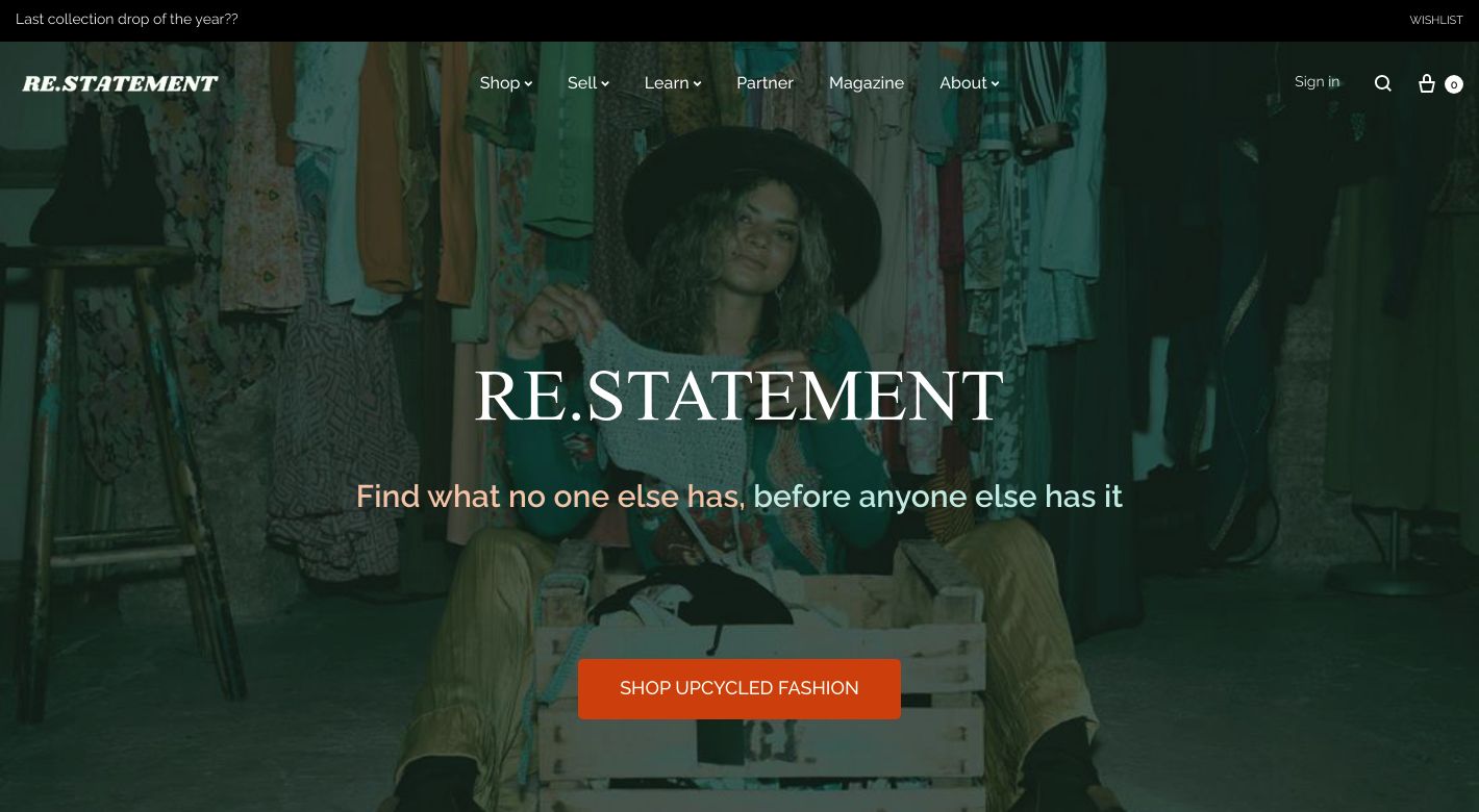 RE.STATEMENT Website