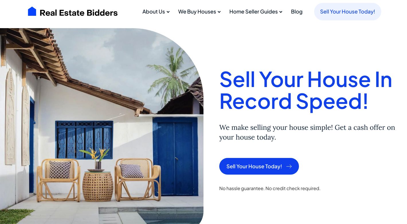 Real Estate Bidders Website