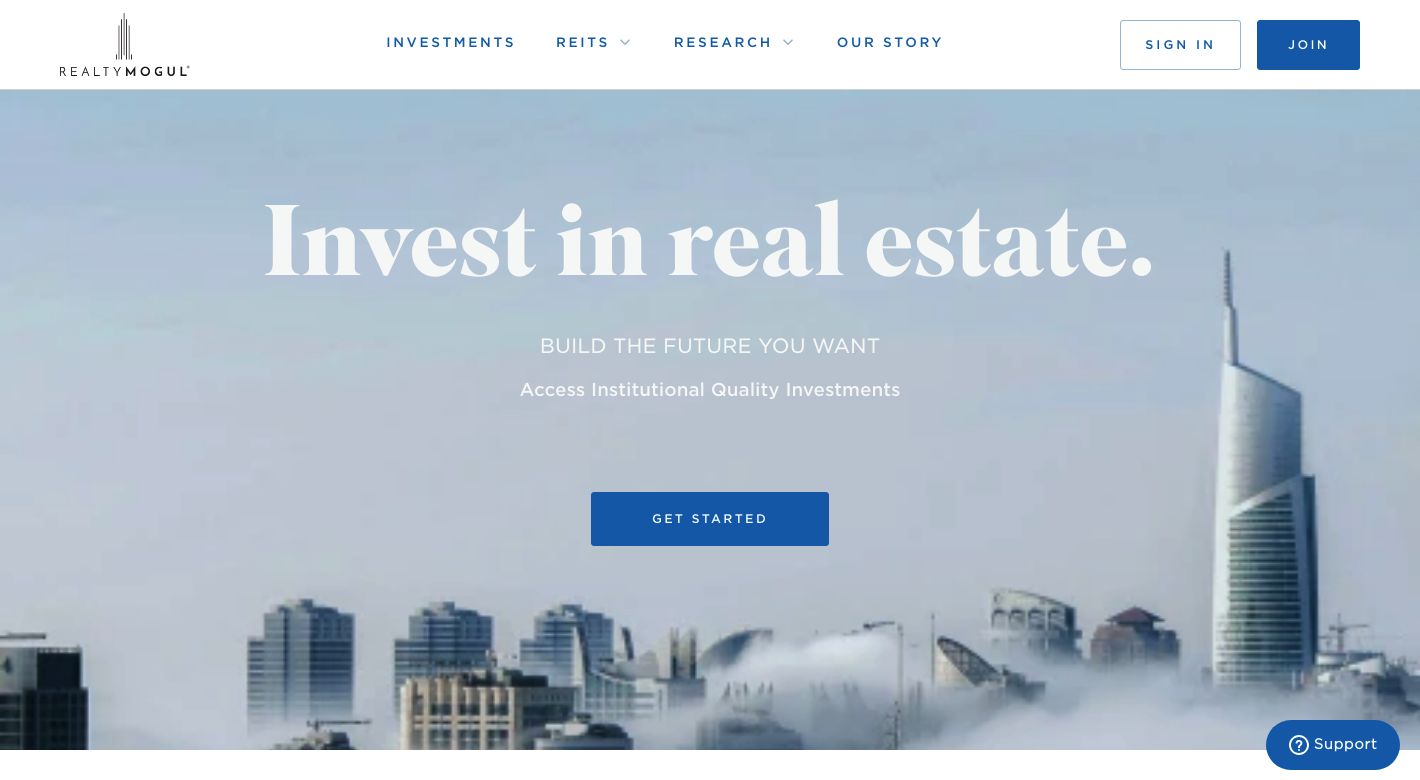 RealtyMogul Website