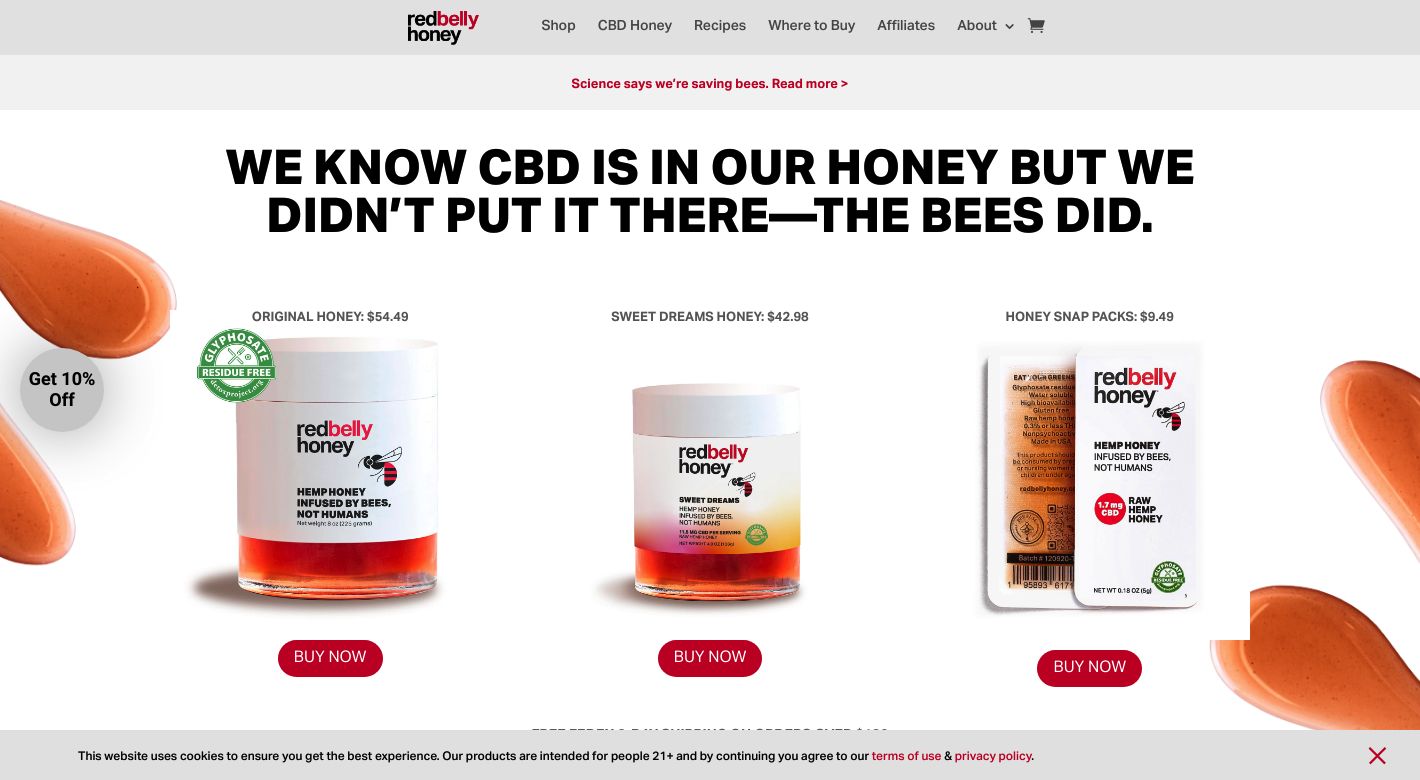 Red Belly Honey Website