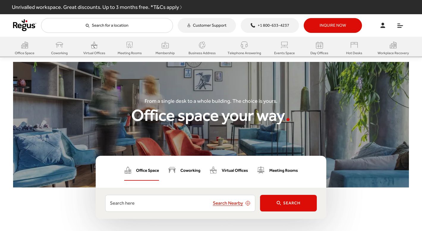 Regus Website