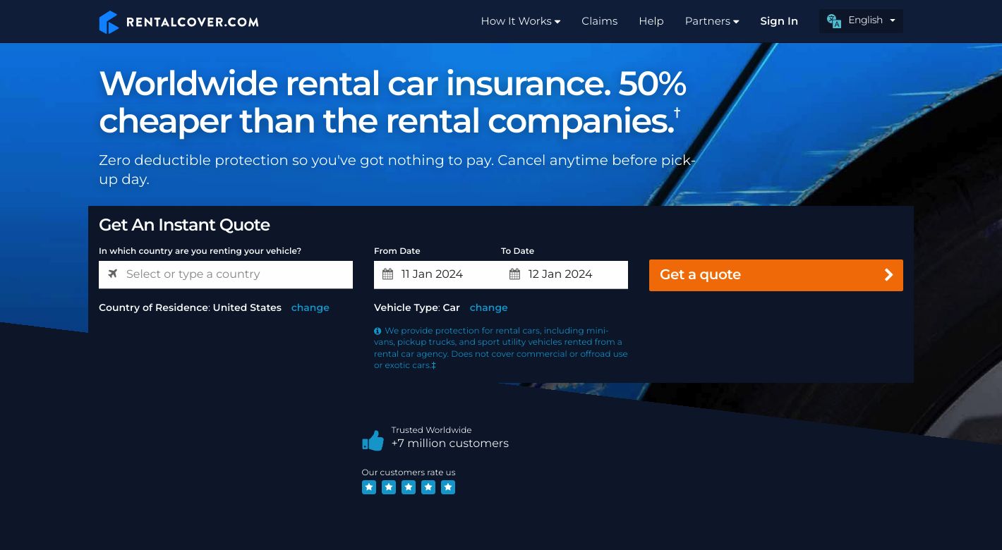 Rental Cover Website