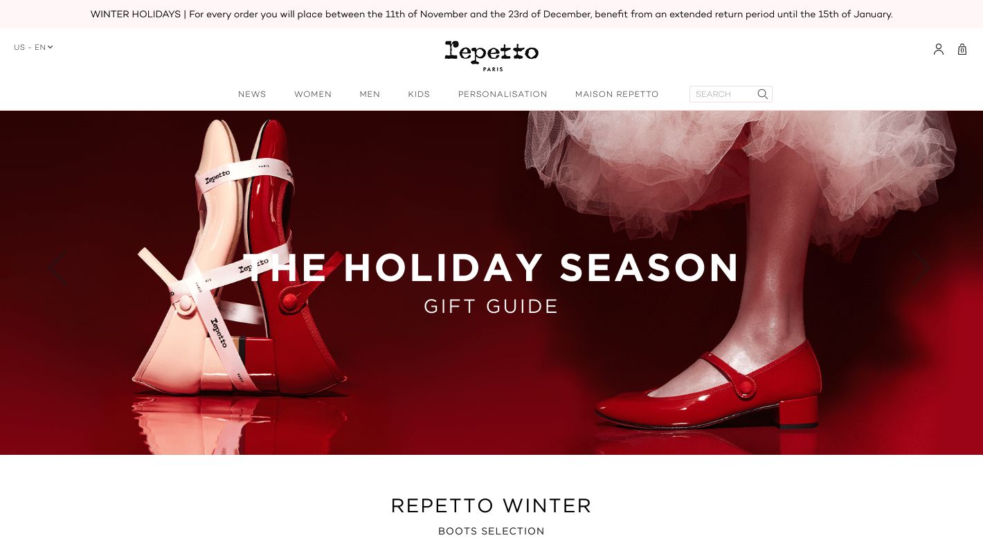Repetto Website