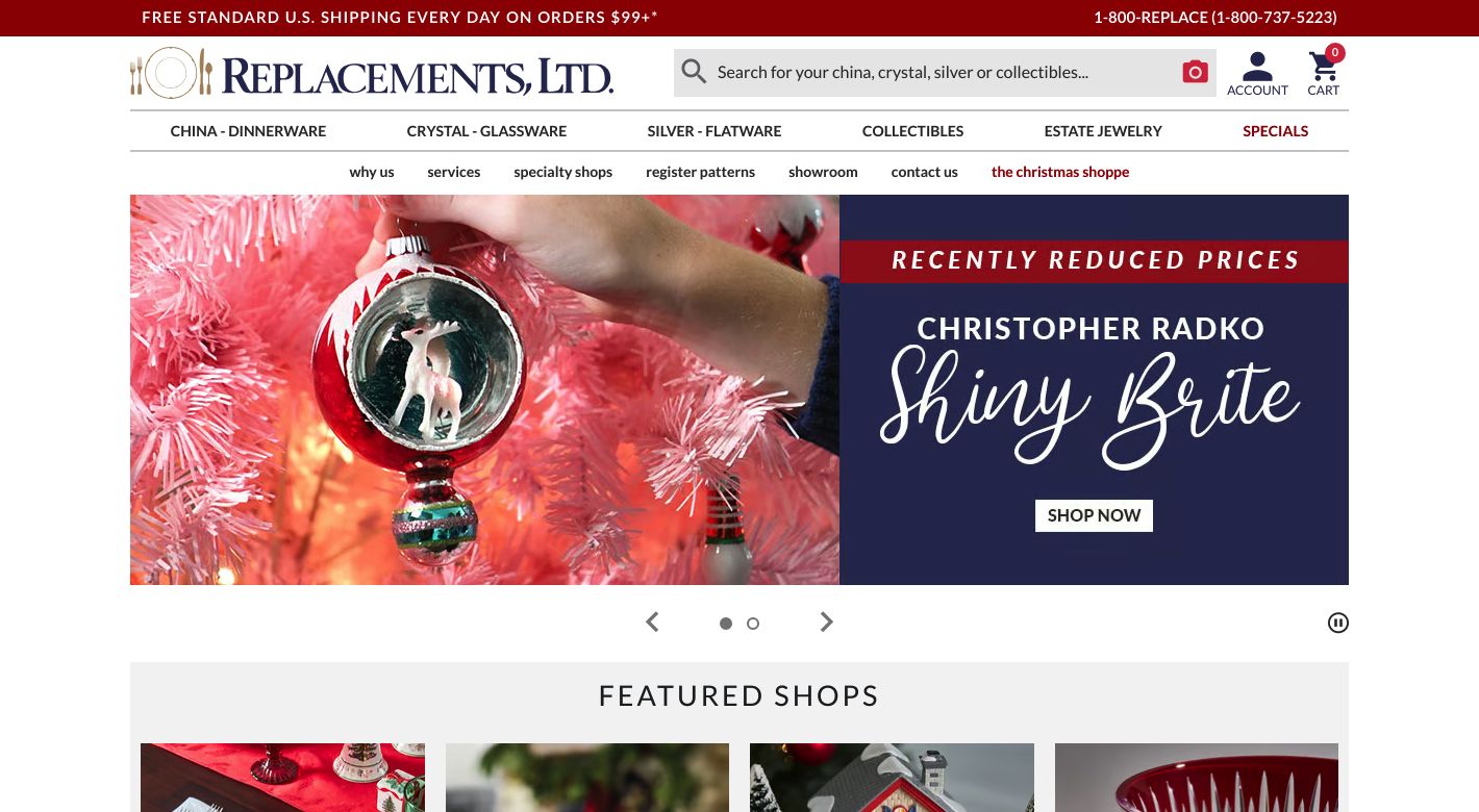 Replacements Ltd. Website