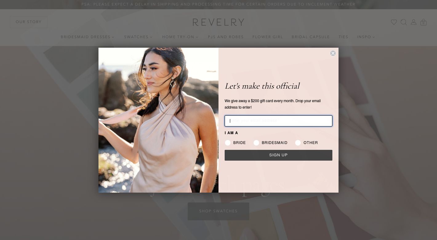 Revelry Website