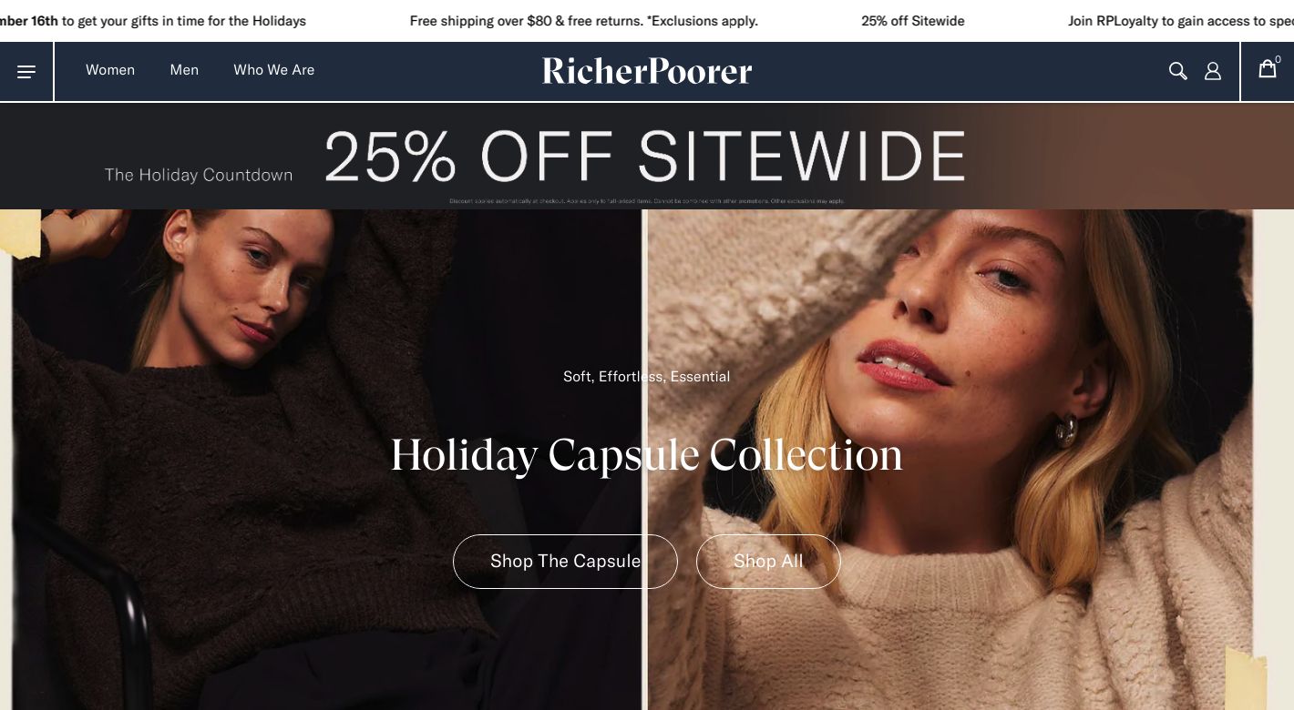 Richer Poorer Website