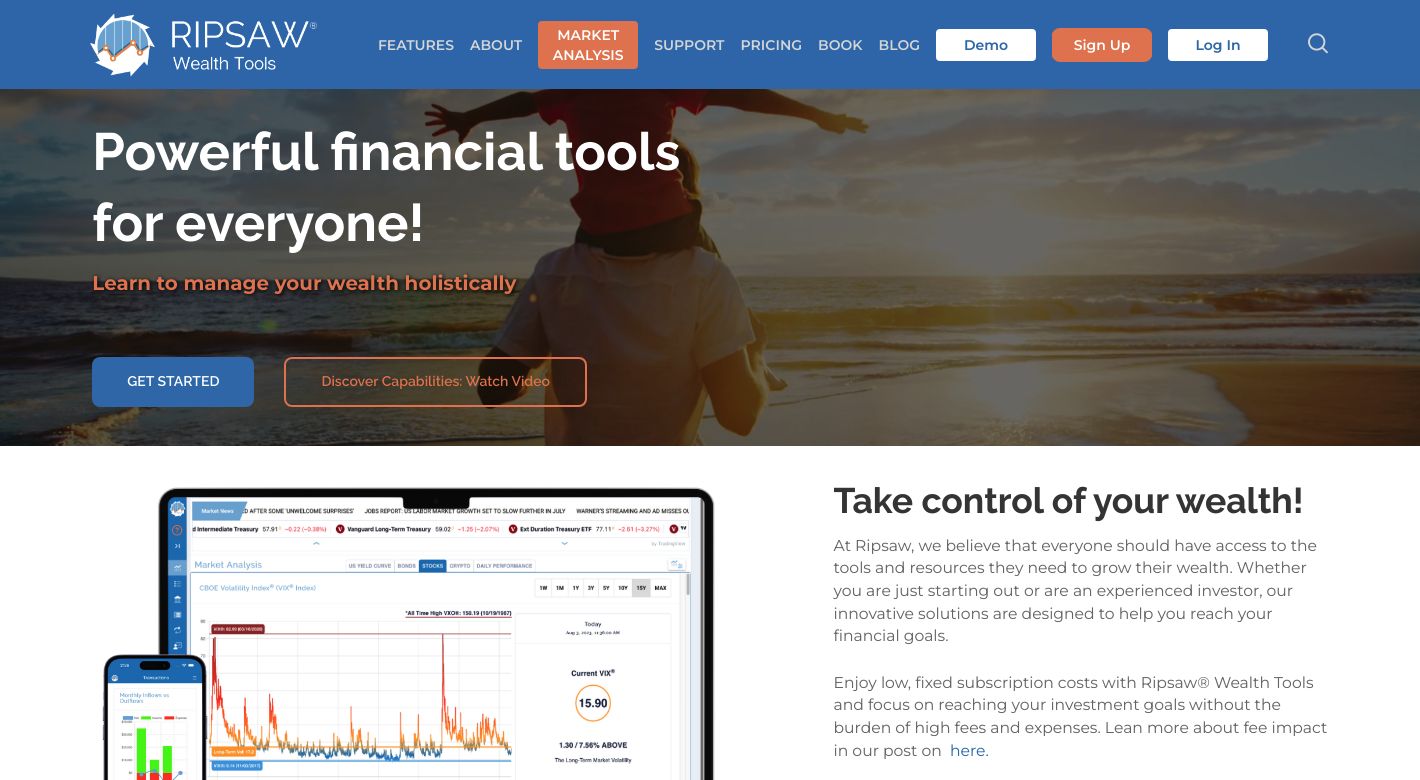 Ripsaw Wealth Tools Website