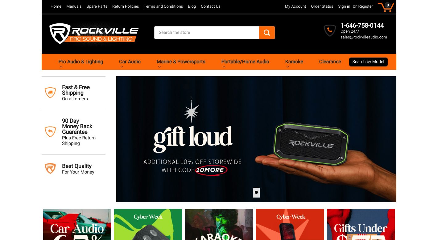 Rockville Website