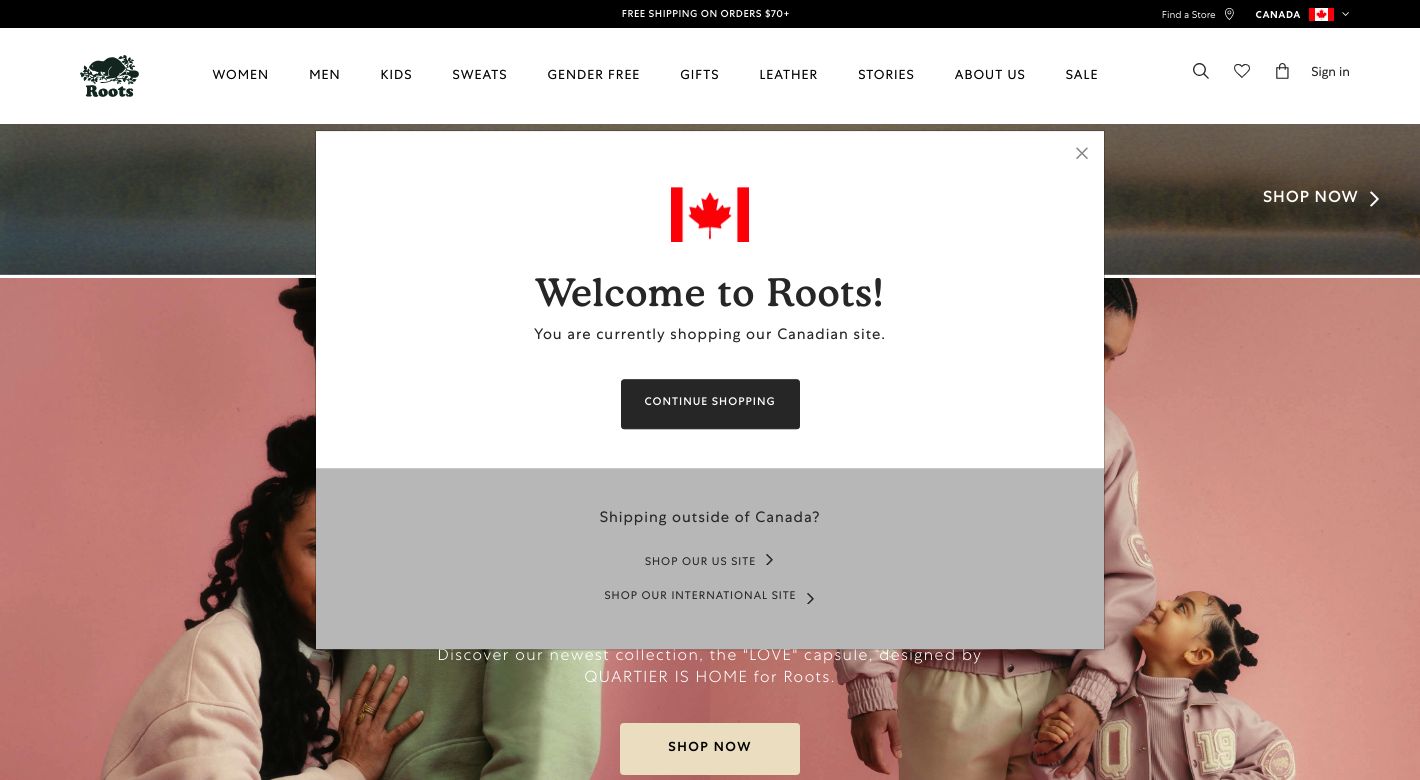 Roots Website