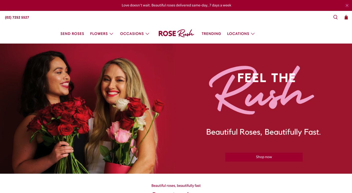 Rose Rush Website