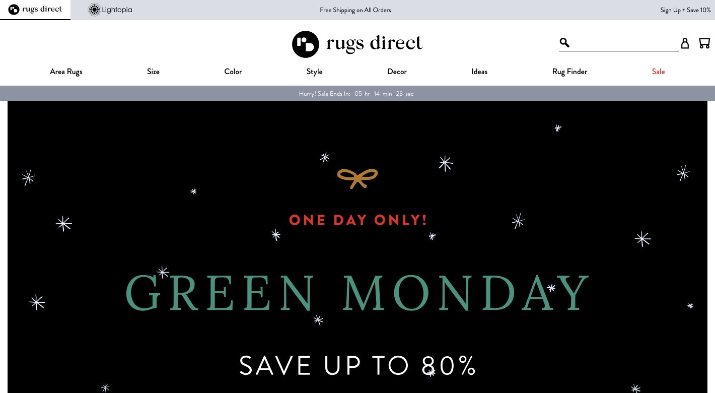 Rugs Direct Website